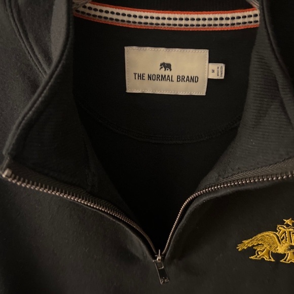 The Normal Brand Mens M black pullover - Picture 4 of 13